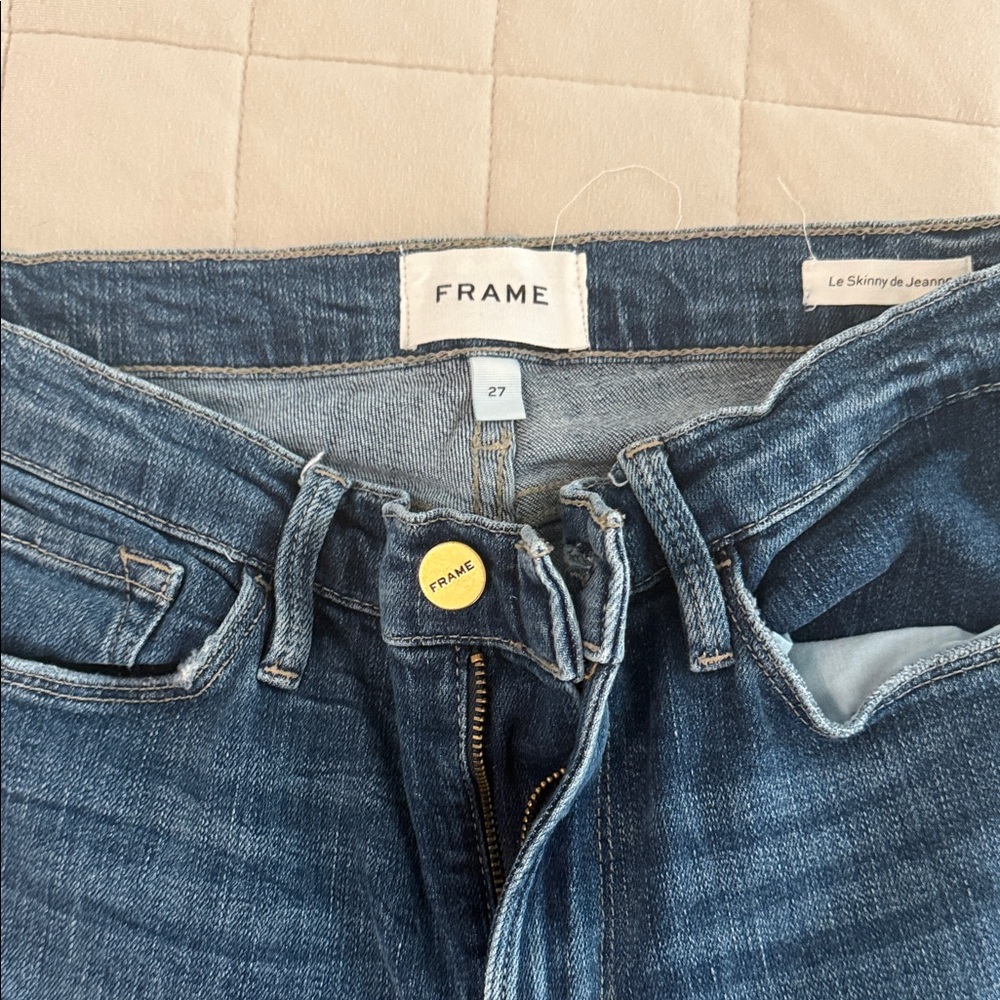 Frame Denim Classic Indigo Jeans